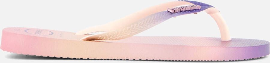 Havaianas Slim Gradient Sunset Dames Slippers Lichtroze