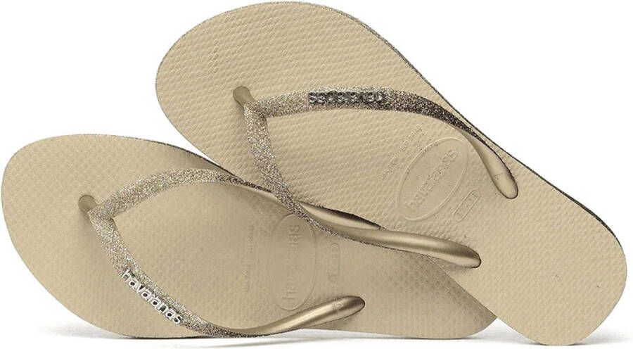 Havaianas Slim Sparkle Ii Dames Slippers Zand