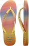 Havaianas Women's Slim Gradient Sunset Sandalen beige bruin - Thumbnail 10