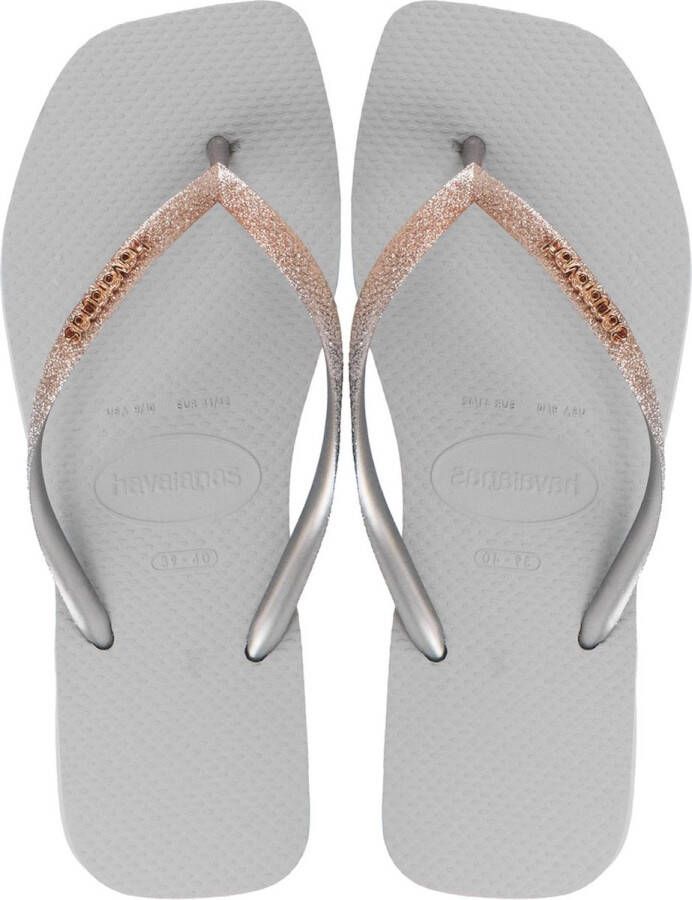 Havaianas Slippers Teenslippers Square glitter Grijs - Foto 7