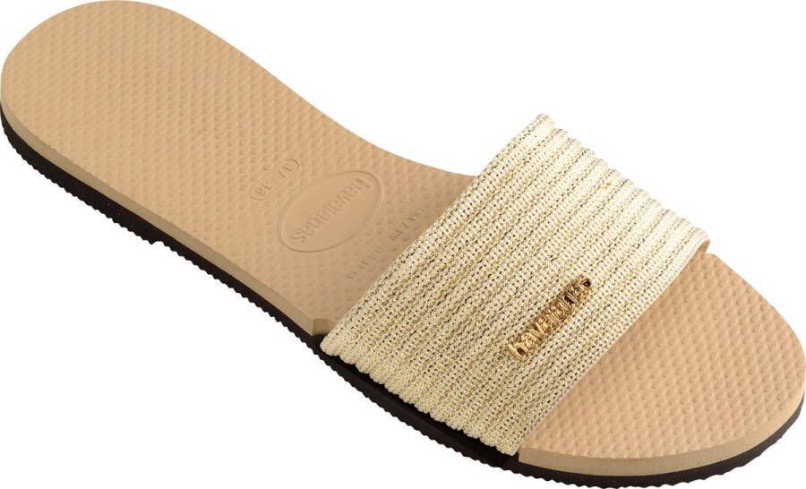 Havaianas Dames slippers You Malta Mix Metallic Geel Dames