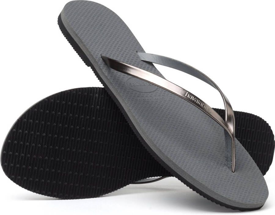 Havaianas You Metallic Dames Slippers Grijs Metallic