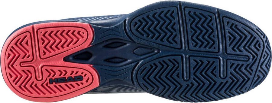 Head Women's Blue And Coral Revolt Court 274402 Dbco Padel Shoes