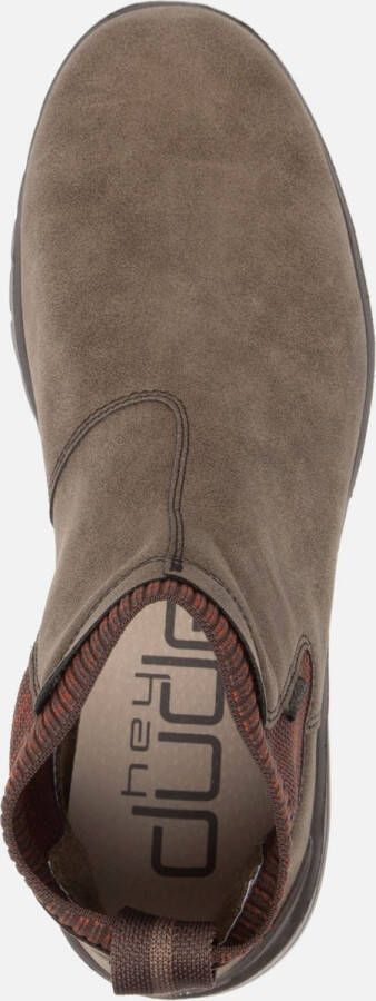 Hey Dude HEYDUDE Chelsea boots Scott Grip suede groen Heren - Foto 8