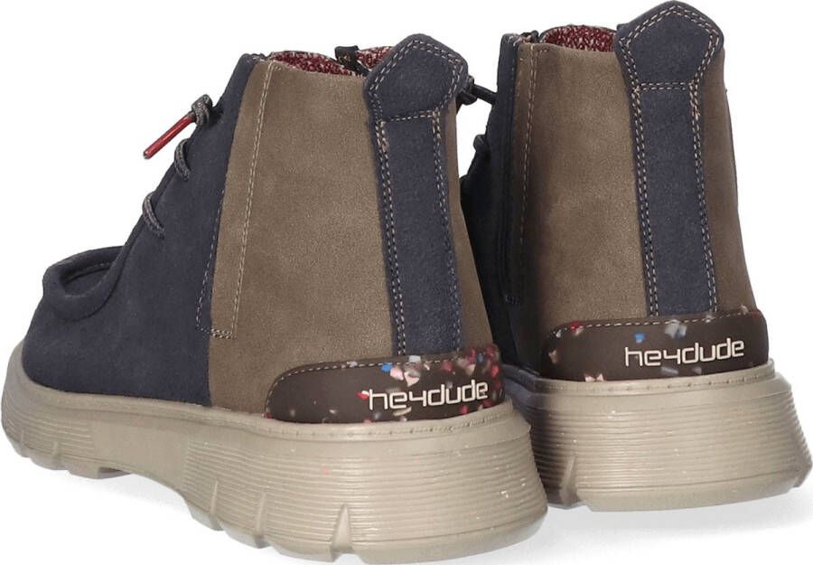 Hey Dude HEYDUDE Boris Eco Heren Boots Ocean Blue Blauw Gerecycled Suède