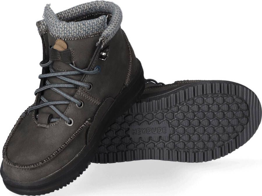 Hey Dude HEYDUDE Bradley Youth Boots Granite | Grijs | Gerecycled Leer - Foto 6