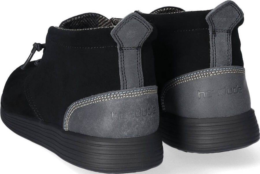 Hey Dude HEYDUDE Jo Heren Boots Jet Black | Zwart | Suède - Foto 6