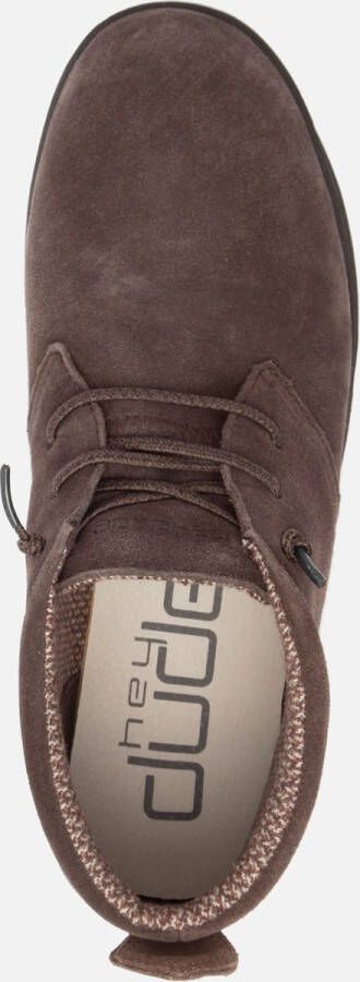 Hey Dude HEYDUDE JO veterschoenen Bruin Suede 382230 Heren