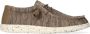 Hey Dude Klassieke Wally Sox Sneaker Brown Heren - Thumbnail 3