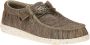 Hey Dude Klassieke Wally Sox Sneaker Brown Heren - Thumbnail 10