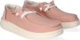 Hey Dude HEYDUDE Wendy Rise Veterschoenen roze Canvas Dames - Thumbnail 4