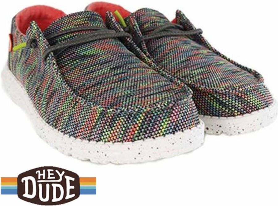 Hey Dude Wendy Sox Peacock Pink Instappers Dames