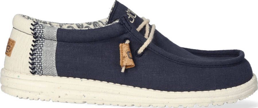 HEYDUDE Wally Break Stitch Heren Instappers Navy