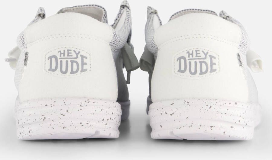 HEYDUDE Wally Sox Instappers grijs Canvas