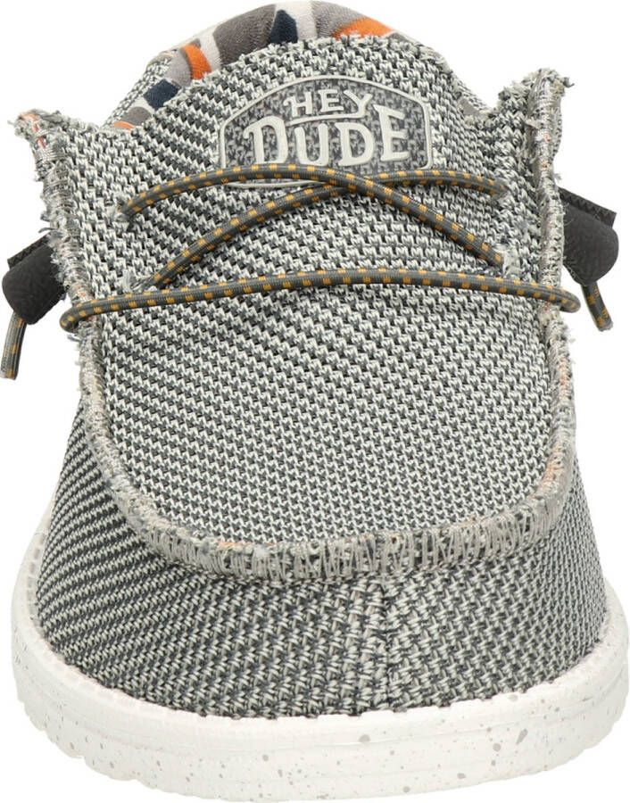 HEYDUDE Wally SOX Instappers grijs Canvas