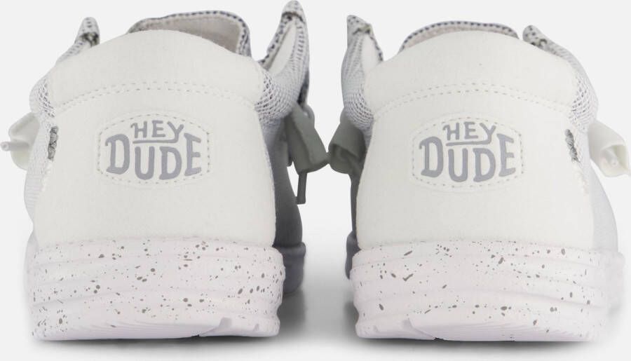 HEYDUDE Wally Sox Instappers grijs Canvas