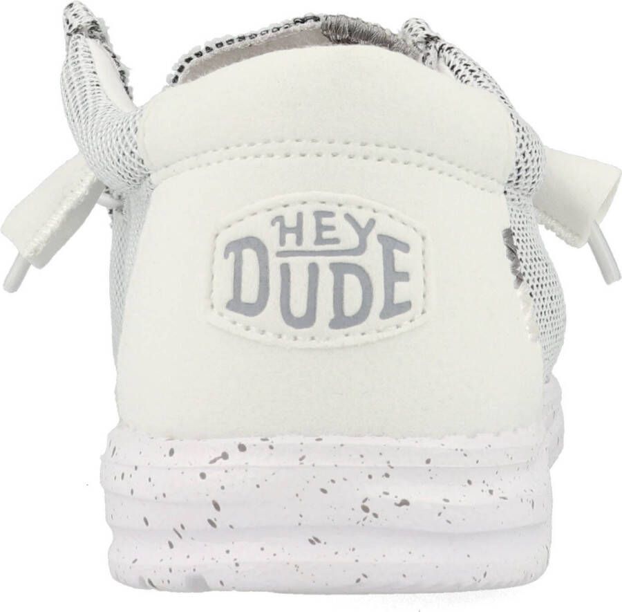 HEYDUDE Wally Sox Instappers grijs Canvas