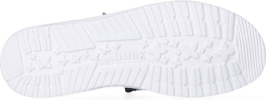 HEYDUDE Wally Sox Triple Needle Heren Instappers Star White