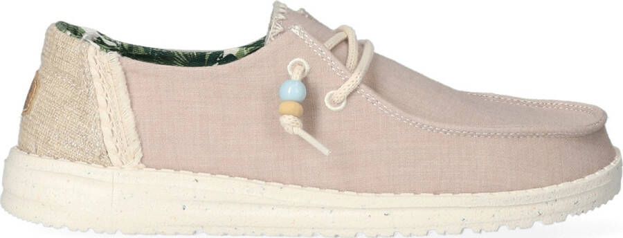 HEYDUDE Wendy Sage Instappers beige Canvas Dames