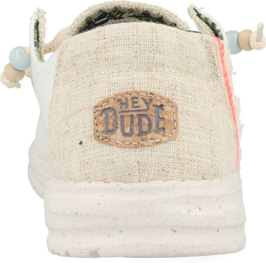 Hey Dude HEYDUDE Wendy Salt Sneakers grijs Canvas Dames - Foto 12