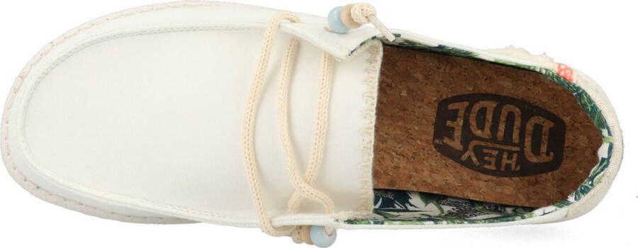 HEYDUDE Wendy Salt Veterschoenen grijs Canvas Dames