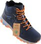 Hi-Tec Raven Mid WP Softshell Waterproof Heren Wandelschoenen Trekking Schoenen Blauw 0006888 - Thumbnail 3