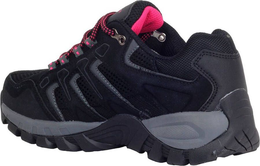 Hi-Tec Torca Low WP Wandelschoenen Black Fuchsia Purple Dames