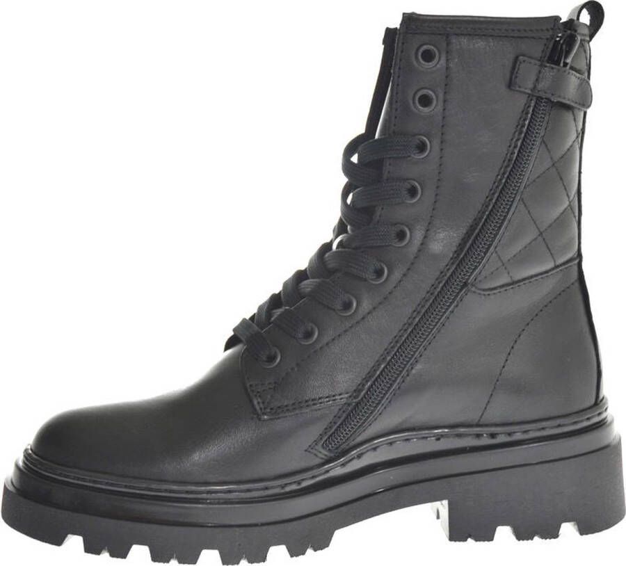 Hip H1218 Meisjes Veterboots Zwart