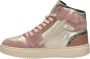 Hip H1665 leren sneakers roze zilver - Thumbnail 8