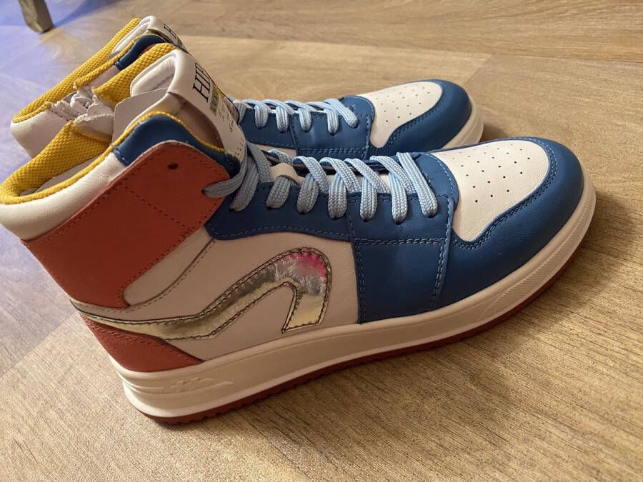 Hip sneaker roze blauw