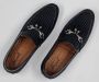 Hitman Schoenen DEJAVU Heren Instappers Heren Loafers Zwart - Thumbnail 7