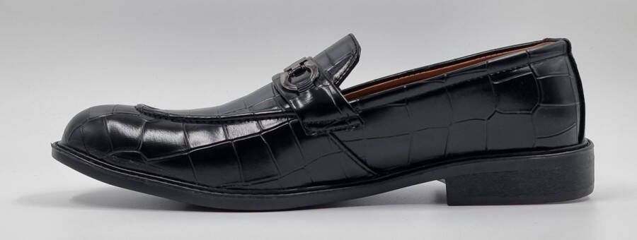 Hitman Schoenen DEJAVU Heren Instappers Heren Loafers Zwart