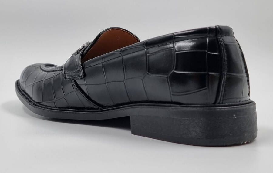 Hitman Schoenen DEJAVU Heren Instappers Heren Loafers Zwart