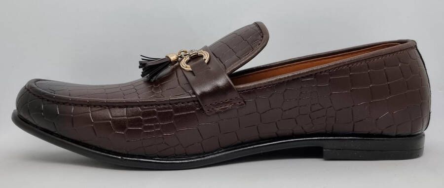 Hitman Schoenen STARLITE Heren Schoenen Heren Loafers Heren Instappers Rood - Foto 3