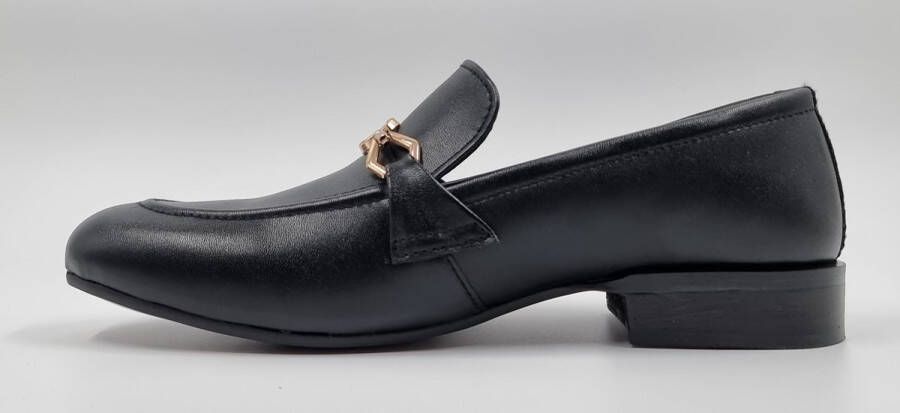 Hitman Schoenen FLEX Heren Instappers Heren Loafers Zwart Echt Leer