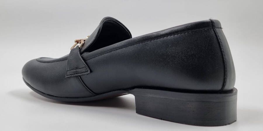 Hitman Schoenen FLEX Heren Instappers Heren Loafers Zwart Echt Leer