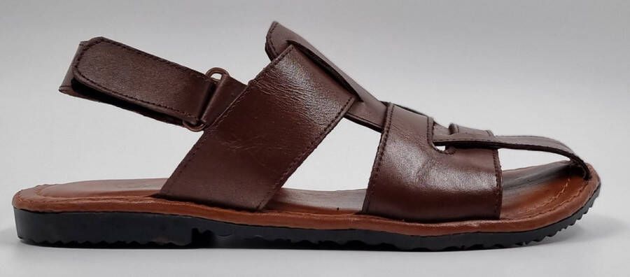 Hitman Schoenen FLICK Heren Sandalen Bruin Echt Leer Nog 2 andere kleuren