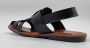 Hitman Schoenen FLICK Heren Sandalen Wandelsandalen Echt Leer – Zwart – - Thumbnail 5