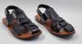 Hitman Schoenen FLICK Heren Sandalen Wandelsandalen Echt Leer – Zwart – - Thumbnail 7