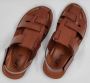 Hitman Schoenen FLICK Heren Sandalen Wandelsandalen Mustard Echt Leer - Thumbnail 8