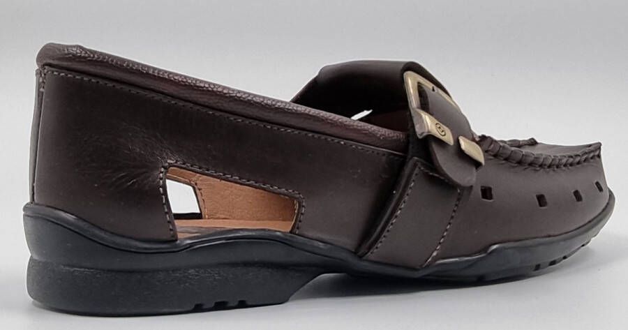 Hitman Schoenen LionStyle Heren Sandalen Echt Leer Bruin