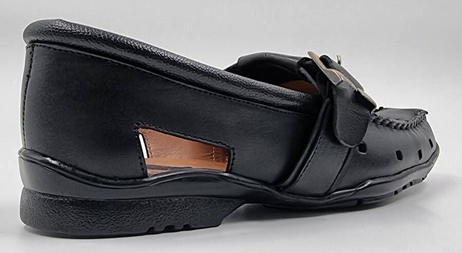 Hitman Schoenen LionStyle Heren Sandalen Instappers Echt Leer Zwart - Foto 11