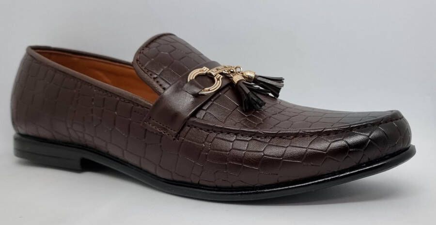 Hitman Schoenen STARLITE Heren Schoenen Heren Loafers Heren Instappers Suède Rood