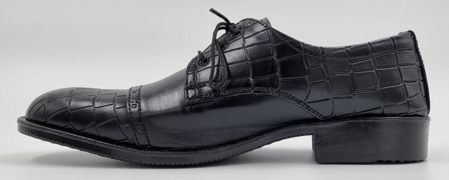 Hitman Schoenen STARLITE Heren Schoenen Veterschoenen Zwart