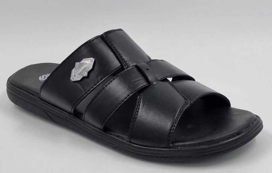 Hitman Schoenen Walking Heren Slippers voor Heren Licht Gewicht Heren Slippers met een Zacht Voetbed Zwart