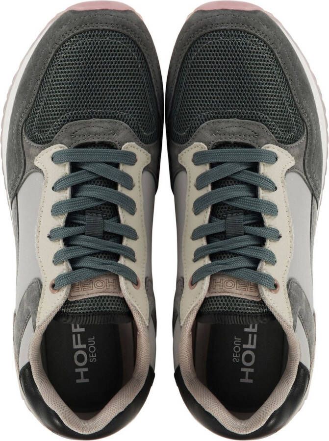 Hoff Sneakers Dames Lage sneakers Damesschoenen Suède Seoul Taupe