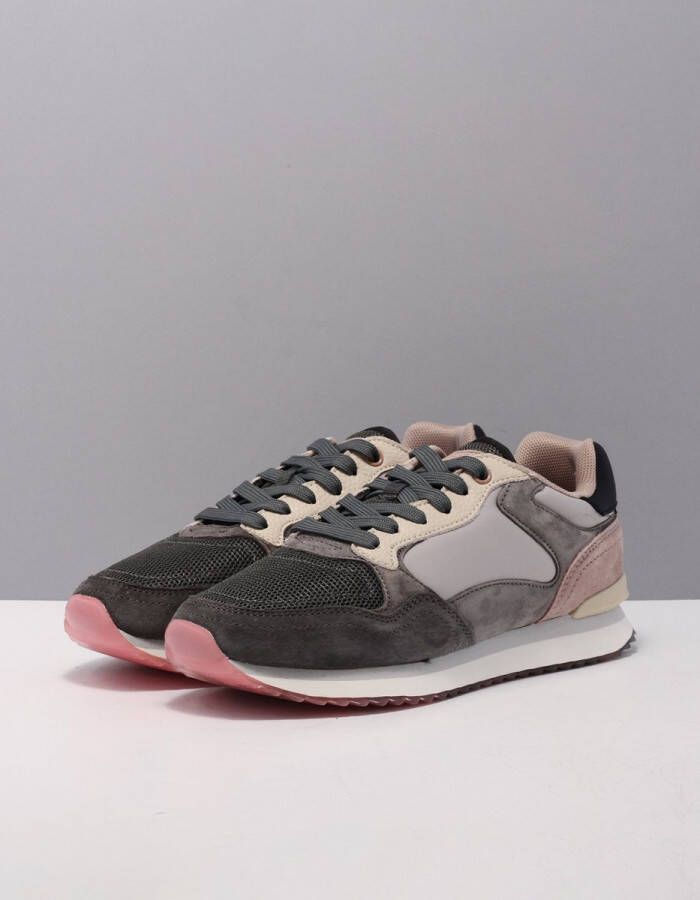 Hoff Sneakers Dames Lage sneakers Damesschoenen Suède Seoul Taupe