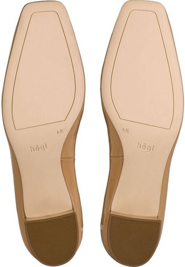 Högl Elegante Leren Pump voor Dames Beige Dames