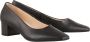 Högl Elegante Leren Blokhak Pumps Black Dames - Thumbnail 6