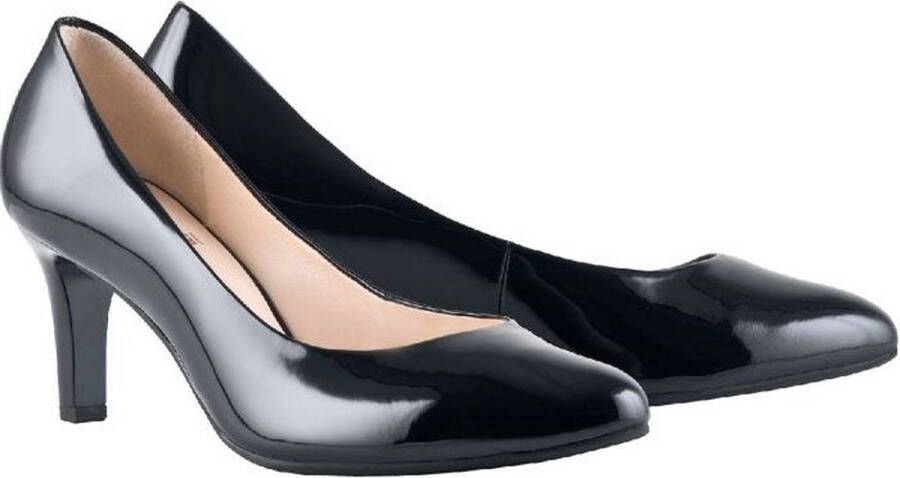 Högl Lakleren pump met 6 cm hak Black Dames